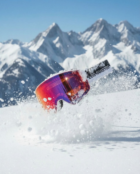 Горнолыжная Маска ELEMENT 2.0 (размер L на МАГНИТАХ) (WARM BLUE CHROM)